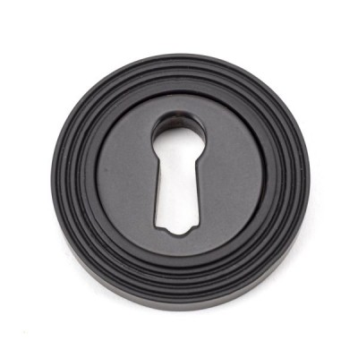 From The Anvil - Aged Bronze Round Escutcheon (Beehive) 46115