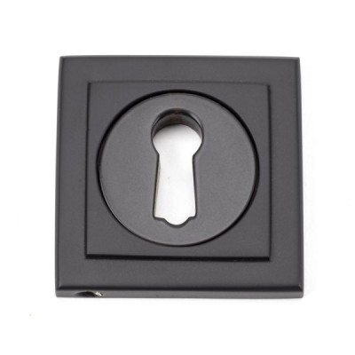 From The Anvil - Aged Bronze Round Escutcheon (Square) 46116