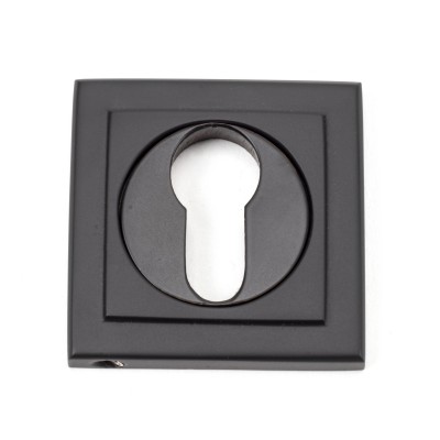From The Anvil - Aged Bronze Round Euro Escutcheon (Square) 46124