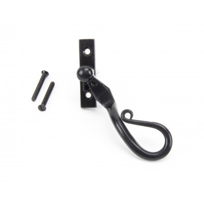 From The Anvil - Black 16mm Shepherd's Crook Espagnolette Fastener - Right Hand - 46235