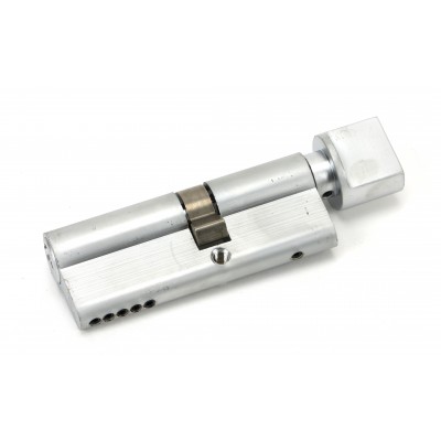 From The Anvil - Satin Chrome 35T/45 5-Pin Euro Cylinder/Thumbturn 46262