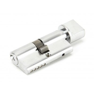 From The Anvil - Satin Chrome 30/30 5-Pin Euro Cylinder/Thumbturn KA 46271