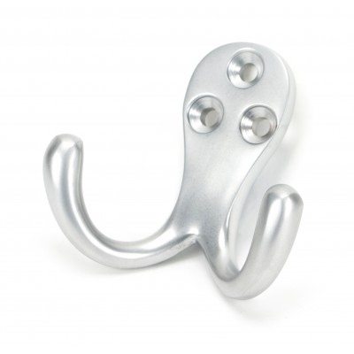 From The Anvil - Satin Chrome Celtic Double Robe Hook 46302