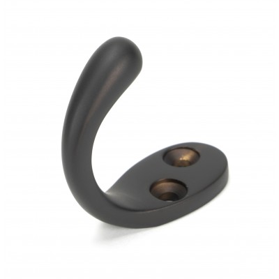 From The Anvil - Aged Bronze Celtic Single Robe Hook 46306