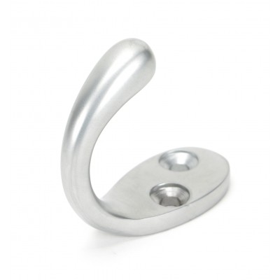 From The Anvil - Satin Chrome Celtic Single Robe Hook 46309