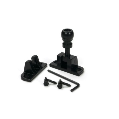 From The Anvil - Black Mushroom Brighton Fastener (Radiused) [46603]