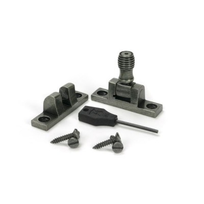 From The Anvil - Pewter Beehive Brighton Fastener - Narrow (Square) [46611]