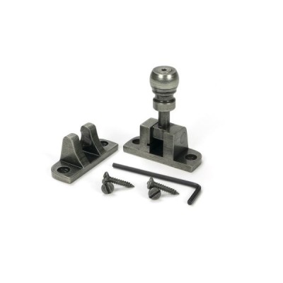 From The Anvil - Pewter Mushroom Brighton Fastener (Radiused) [46616]
