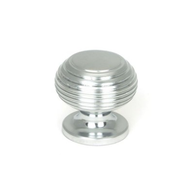 From The Anvil - Satin Chrome Beehive Cabinet Knob - 30mm 46663