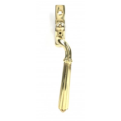 From The Anvil - Polished Brass Hinton Espagnolette Fastener - Right Hand - 46701