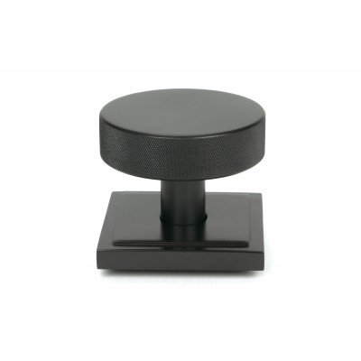From The Anvil - Aged Bronze Brompton Centre Door Knob (Square) 46749