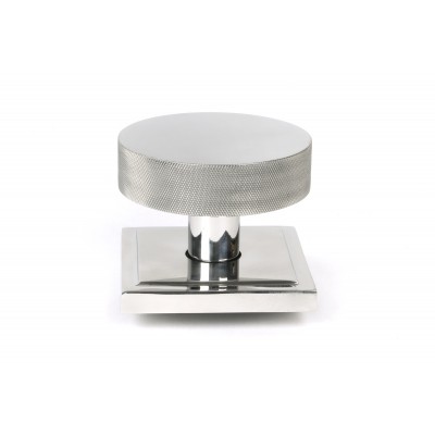 From The Anvil - Polished Marine SS (316) Brompton Centre Door Knob (Square) 46769