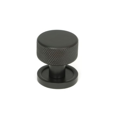 From The Anvil - Aged Bronze Brompton Cabinet Knob - 25mm (Plain) 46826