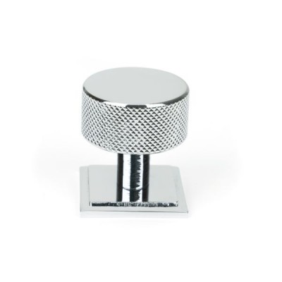 From The Anvil - Polished Chrome Brompton Cabinet Knob - 32mm (Square) 46861