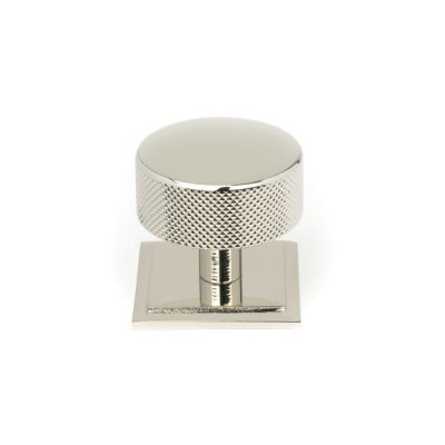 From The Anvil - Polished Nickel Brompton Cabinet Knob - 38mm (Square) 47148