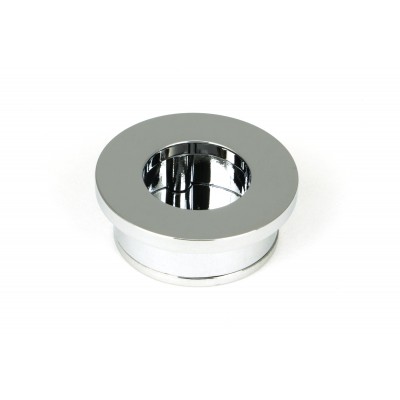 From The Anvil - Polished Chrome 34mm Round Finger Edge Pull 47192