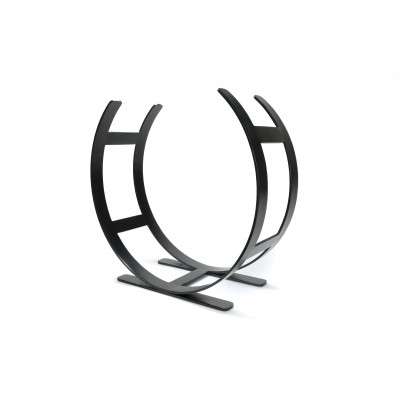 From The Anvil - Matt Black Curved Log Holder - Large 47211