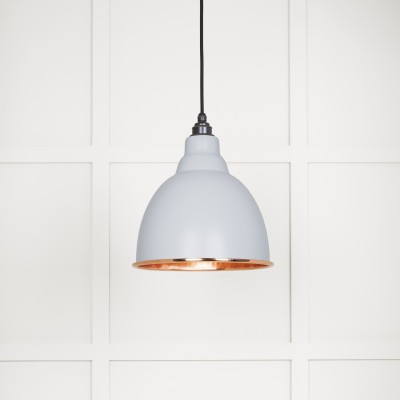 From The Anvil - Hammered Copper Brindley Pendant in Birch 49500BI