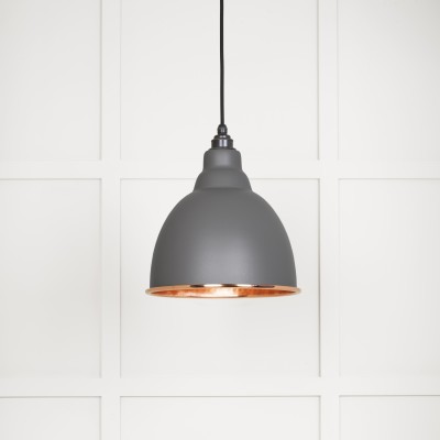 From The Anvil - Hammered Copper Brindley Pendant in Bluff 49500BL