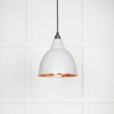 From The Anvil - Hammered Copper Brindley Pendant in Flock 49500F