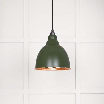From The Anvil - Hammered Copper Brindley Pendant in Heath 49500H