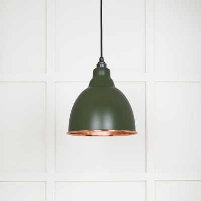 From The Anvil - Smooth Copper Brindley Pendant in Heath 49500SH