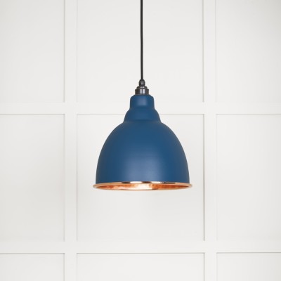 From The Anvil - Hammered Copper Brindley Pendant in Upstream 49500U