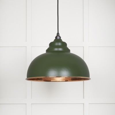 From The Anvil - Smooth Copper Harborne Pendant in Heath 49501SH
