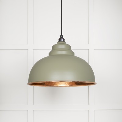 From The Anvil - Hammered Copper Harborne Pendant in Tump 49501TU