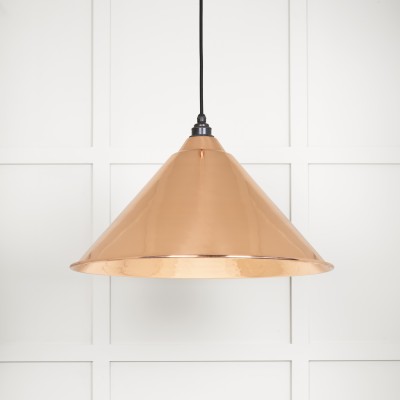 From The Anvil - Hammered Copper Hockley Pendant 49503