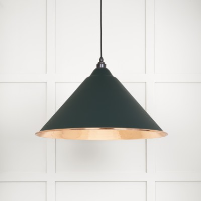 From The Anvil - Hammered Copper Hockley Pendant in Dingle 49503DI