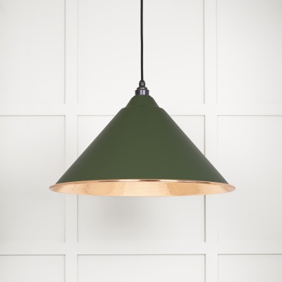 From The Anvil - Hammered Copper Hockley Pendant in Heath 49503H