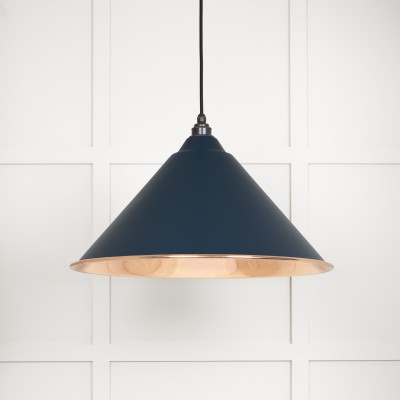 From The Anvil - Smooth Copper Hockley Pendant in Dusk 49503SDU