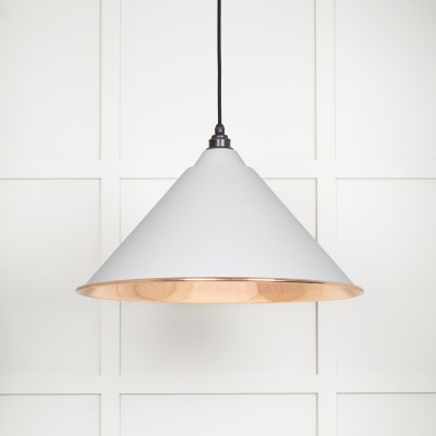 From The Anvil - Smooth Copper Hockley Pendant in Flock 49503SF