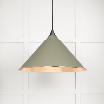 From The Anvil - Hammered Copper Hockley Pendant in Tump 49503TU