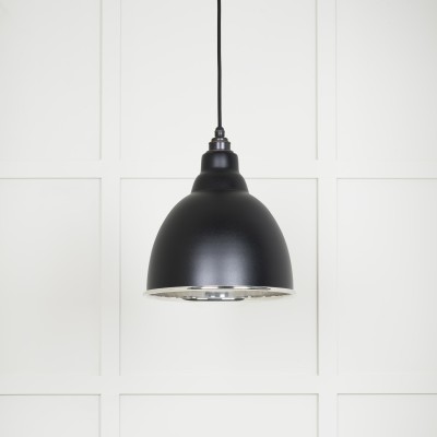 From The Anvil - Smooth Nickel Brindley Pendant in Elan Black 49504EB