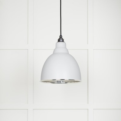 From The Anvil - Smooth Nickel Brindley Pendant in Flock 49504F