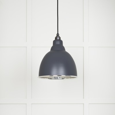 From The Anvil - Smooth Nickel Brindley Pendant in Slate 49504SL