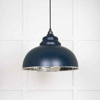 From The Anvil - Smooth Nickel Harborne Pendant in Dusk 49505DU