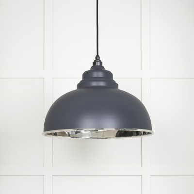From The Anvil - Smooth Nickel Harborne Pendant in Slate 49505SL