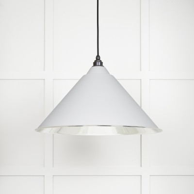 From The Anvil - Smooth Nickel Hockley Pendant in Flock 49506F
