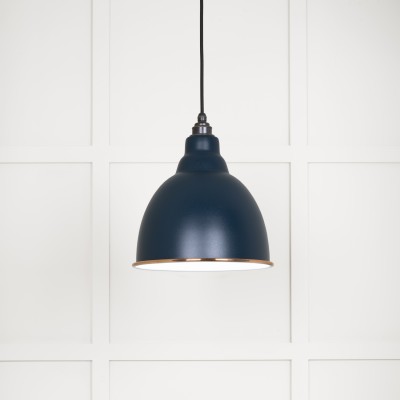 From The Anvil - White Gloss Brindley Pendant in Dusk 49507DU