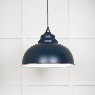 From The Anvil - White Gloss Harborne Pendant in Dusk 49508DU