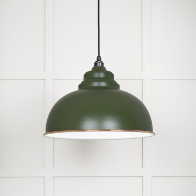 From The Anvil - White Gloss Harborne Pendant in Heath 49508H