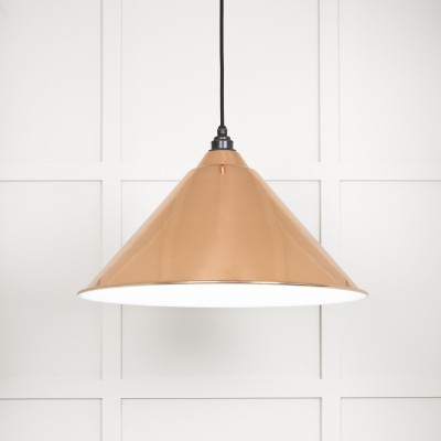 From The Anvil - White Gloss Hockley Pendant in Copper 49510