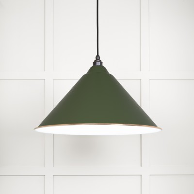 From The Anvil - White Gloss Hockley Pendant in Heath 49510H