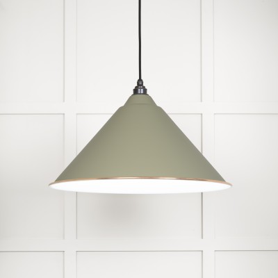 From The Anvil - White Gloss Hockley Pendant in Tump 49510TU