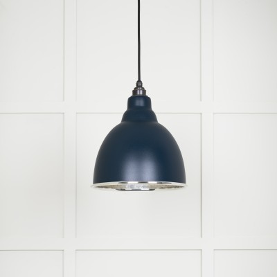 From The Anvil - Hammered Nickel Brindley Pendant in Dusk 49511DU