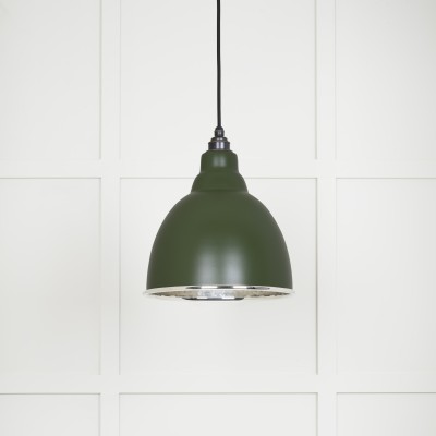 From The Anvil - Hammered Nickel Brindley Pendant in Heath 49511H