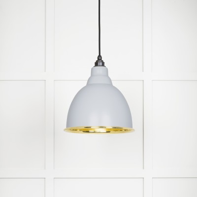From The Anvil - Smooth Brass Brindley Pendant in Birch 49518BI